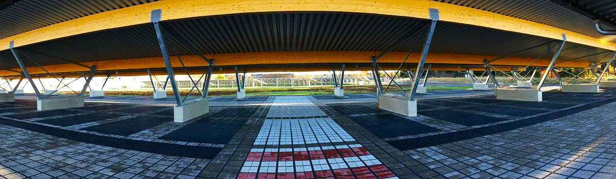 Suelos permeables para plazas y parques